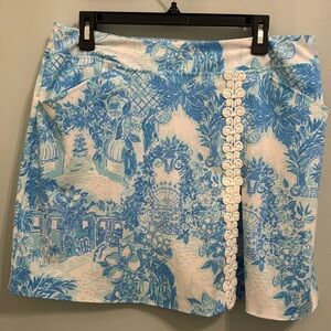 LILLY PULITZER SKORT SIZE 12